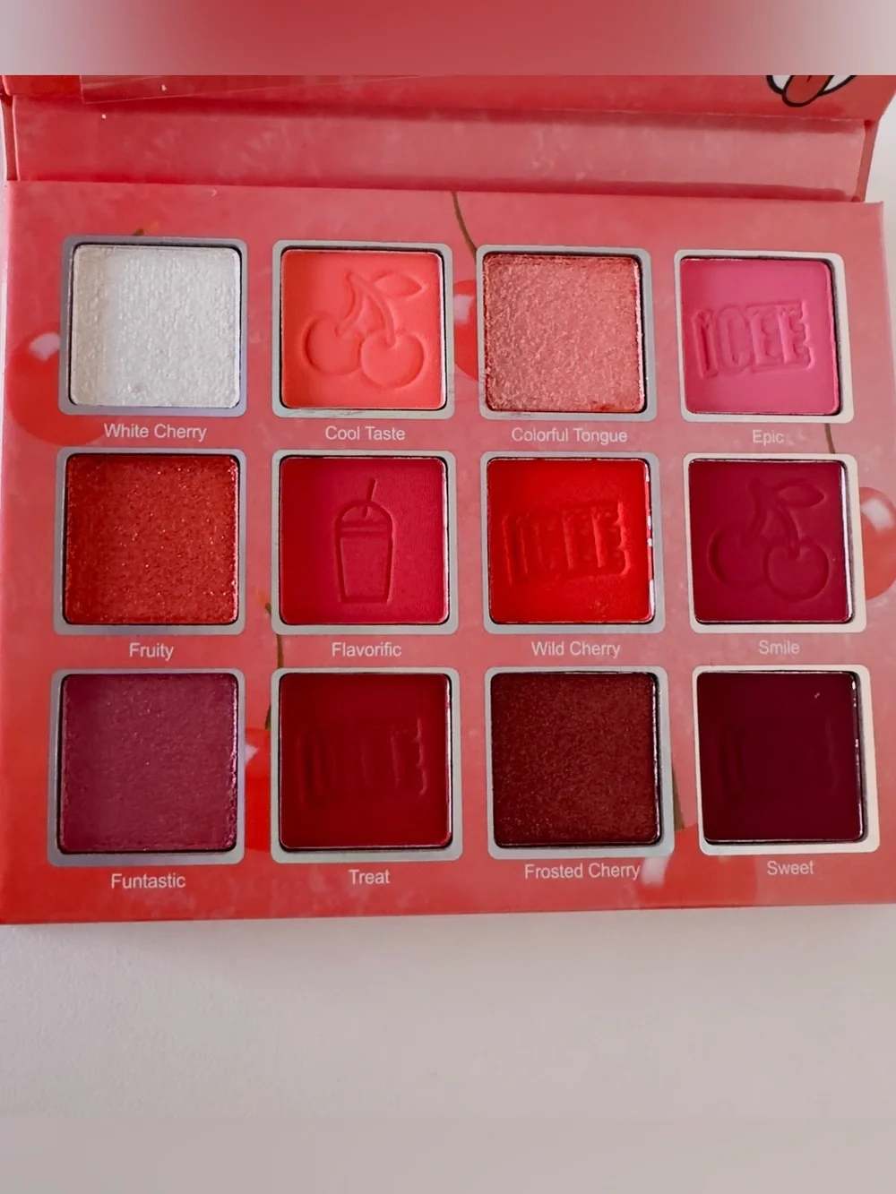 New Glamlite x ICEE Cherry Eyeshadow Palette